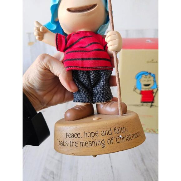 Hallmark Linus pageant large what Xmas about decor Xmas 10" Shepherd 2015 Linus - Picture 8 of 9